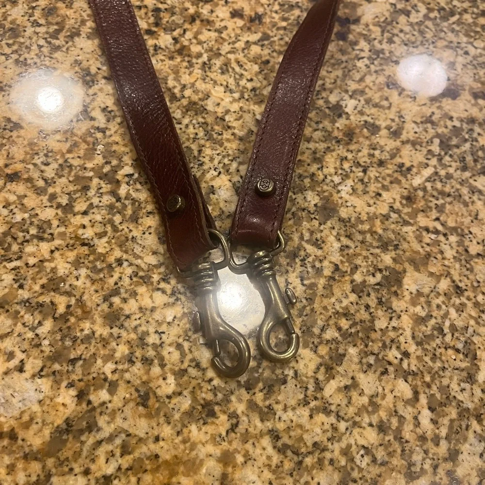 Marino Orlando Vintage Brown Leather Duffel Bag Replacement Shoulder Strap
